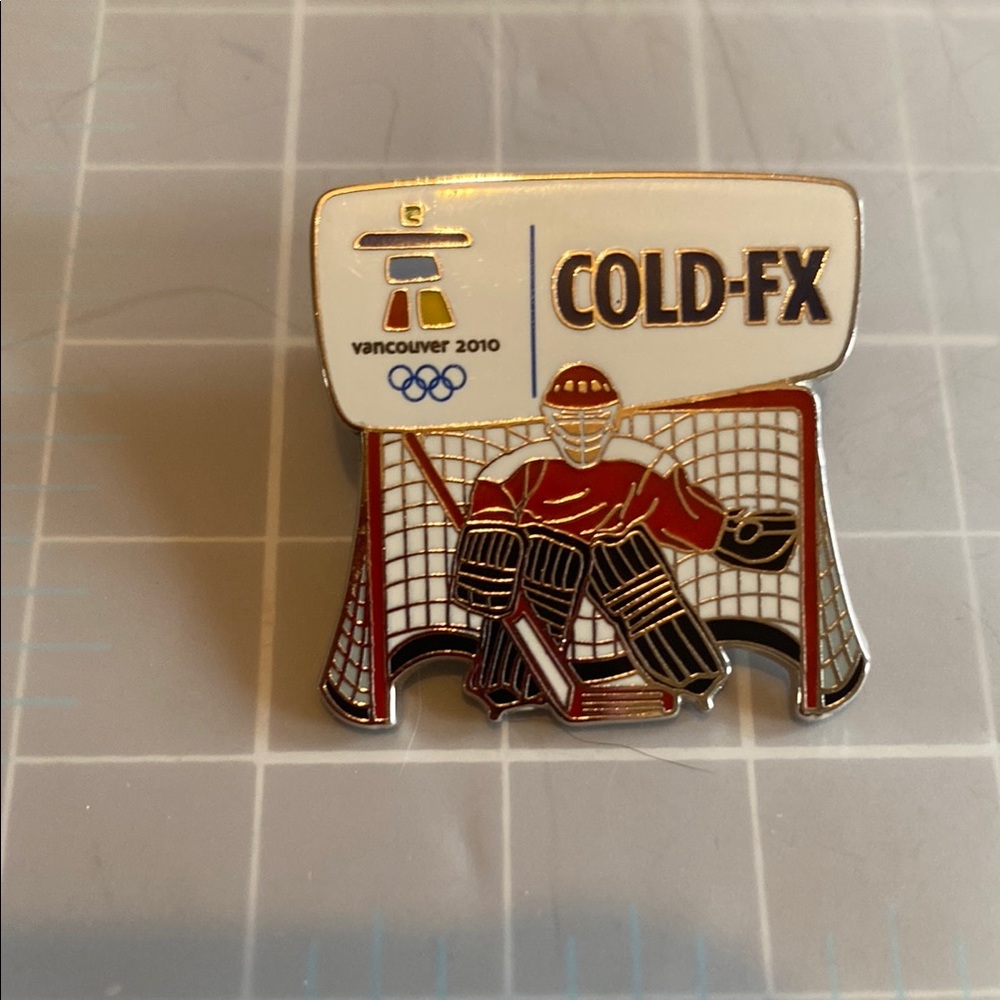 Vancouver 2010 Cold-FX Hockey Pin